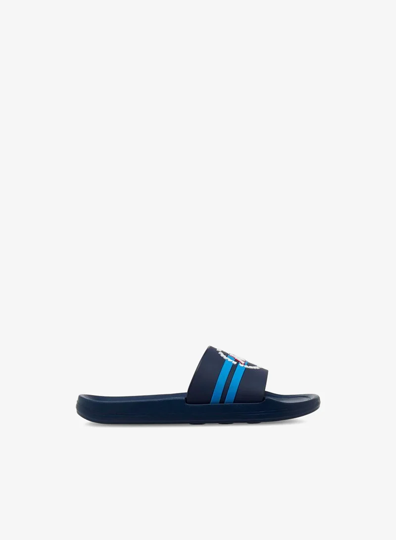 كابا Boys Logo Detail Slides