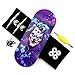 RACOFSB 36mm Pro Fingerboard with Wooden Finger Skateboard Deck Upgraded Finger Board Trucks Street Shape Bearing Wheels Clown - Image 2