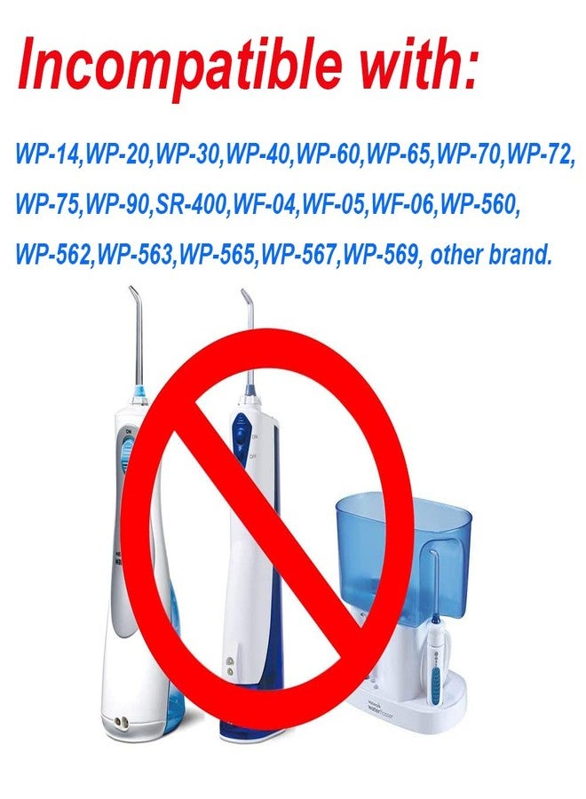 Ronsit Flosser Replacement Tips Compatible with Waterpik Water Flosser Reach Flosser Refill Heads Replacement Heads, Compatible with Waterpik Oral Irrigator & Dental Flosser (Brush Heads - Image 4