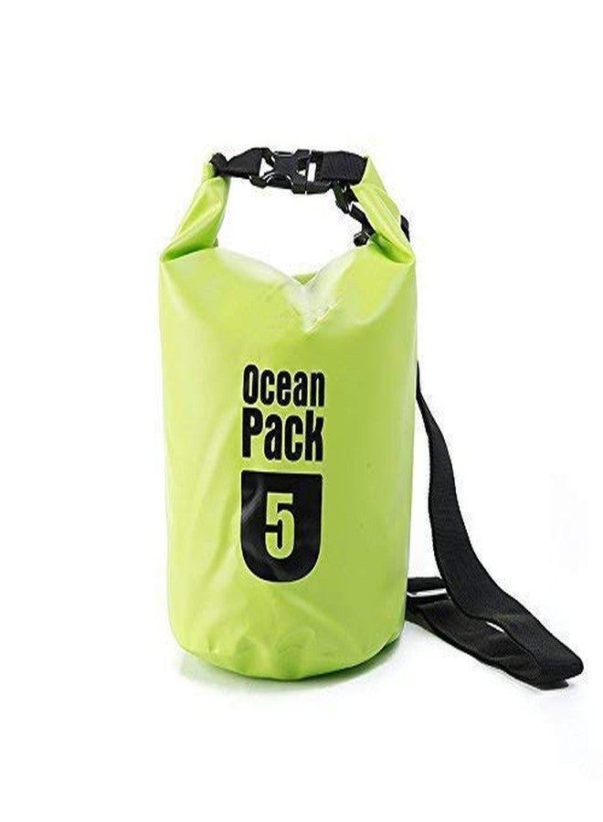 Delzon Ocean Pack Waterproof Dry Bag for Drifting Swimming 5 Ltr (Multi colour) - Image 1