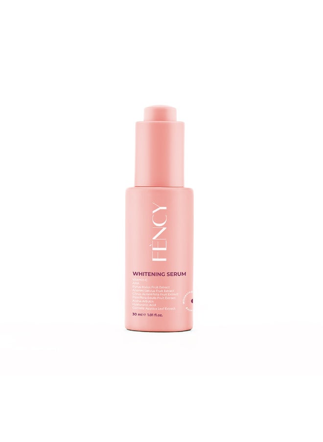 FÈNCY Whitening Serum 30ml | Skin Brightening & Even Tone | Vitamin C, Moisturizing, Healthier Skin Look | Suitable for Sensitive Skin | Vegan | Alcohol Free, Dermatologically Tested, No Food Coloring  - Image 1