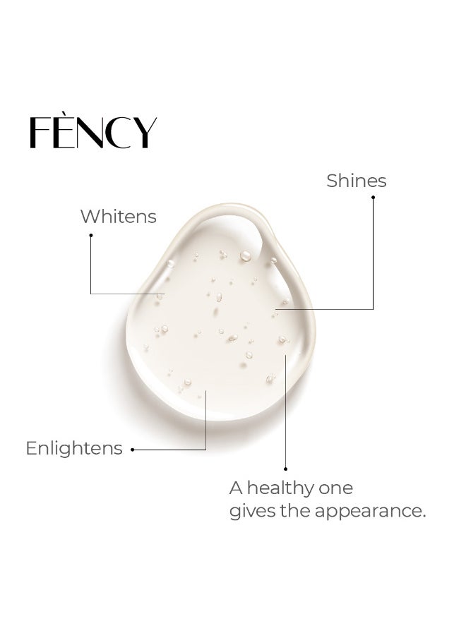 FÈNCY Whitening Serum 30ml | Skin Brightening & Even Tone | Vitamin C, Moisturizing, Healthier Skin Look | Suitable for Sensitive Skin | Vegan | Alcohol Free, Dermatologically Tested, No Food Coloring  - Image 4
