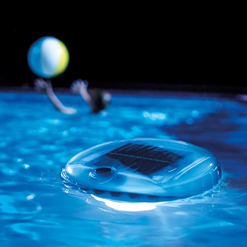 Intex 28690E Solar Powered LED Floating Light with Auto On and Auto Off, Color Changing and Static White Mode Swimming Pool Party Lights - Image 4