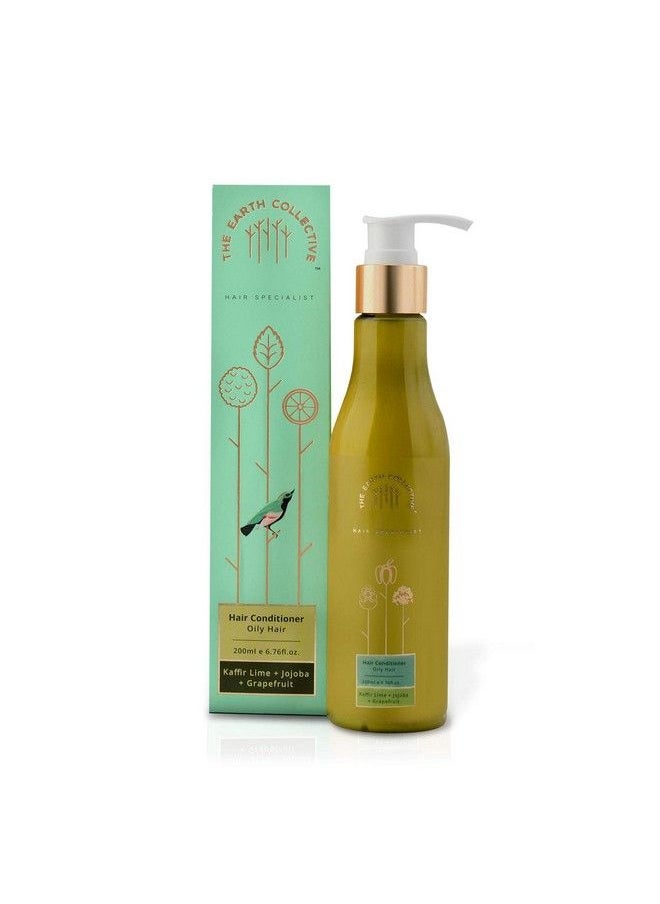 THE EARTH COLLECTIVE - Hair Conditioner For Oily Scalp ; Contain Rich Nutrients Like Jojoba Grapefruit Vitamin C Antioxidant For Nourishing Hair ; Reduce Hair Fall ; Strengthen Hair ; Pack Of 200 Ml - Image 1