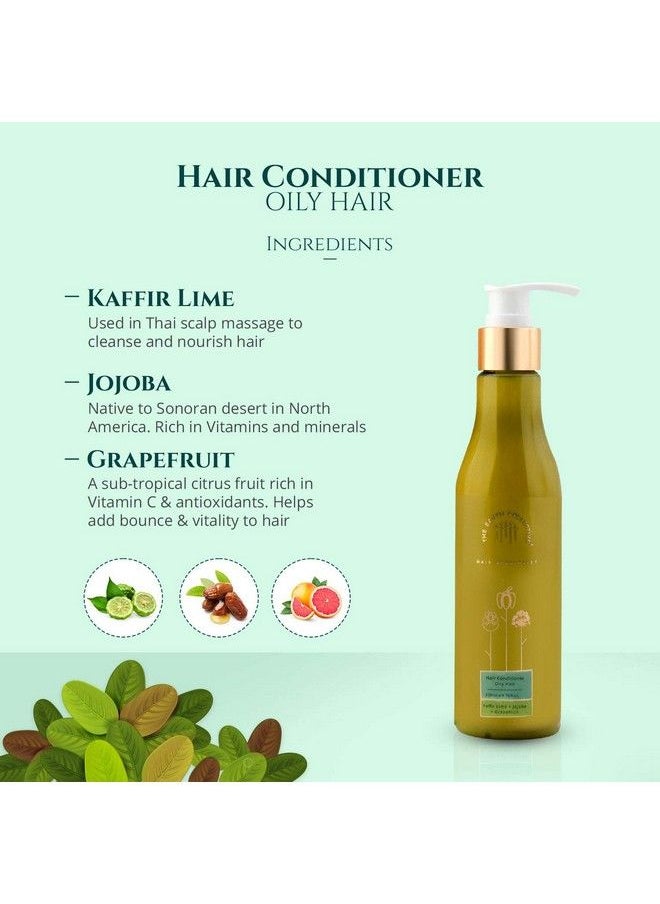 THE EARTH COLLECTIVE - Hair Conditioner For Oily Scalp ; Contain Rich Nutrients Like Jojoba Grapefruit Vitamin C Antioxidant For Nourishing Hair ; Reduce Hair Fall ; Strengthen Hair ; Pack Of 200 Ml - Image 1