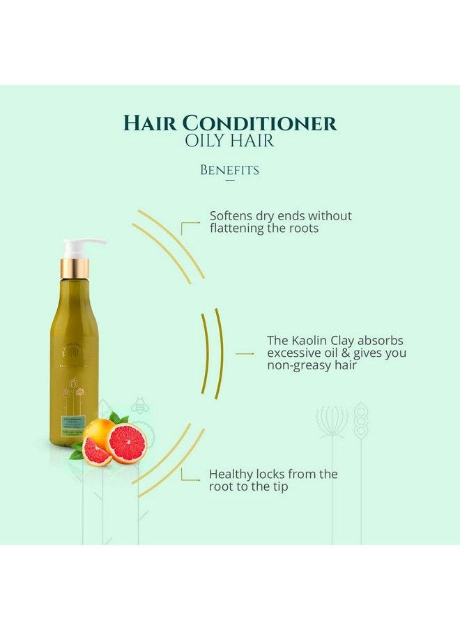 THE EARTH COLLECTIVE - Hair Conditioner For Oily Scalp ; Contain Rich Nutrients Like Jojoba Grapefruit Vitamin C Antioxidant For Nourishing Hair ; Reduce Hair Fall ; Strengthen Hair ; Pack Of 200 Ml - Image 1