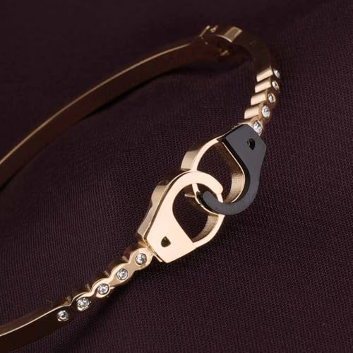 PALMONAS Interlocking Studded Bracelet for Women - Gift for Girls & Women | Waterproof & Anti-Tarnish Bracelet - Image 3