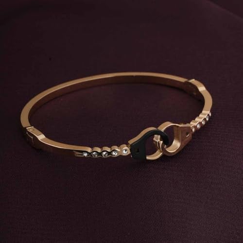 PALMONAS Interlocking Studded Bracelet for Women - Gift for Girls & Women | Waterproof & Anti-Tarnish Bracelet - Image 4