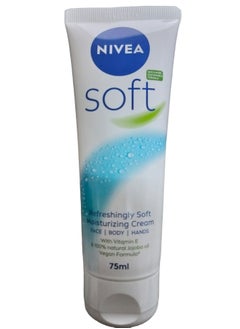 Nivea Soft & Fresh Moisturizing Cream 75ml  - Image 1