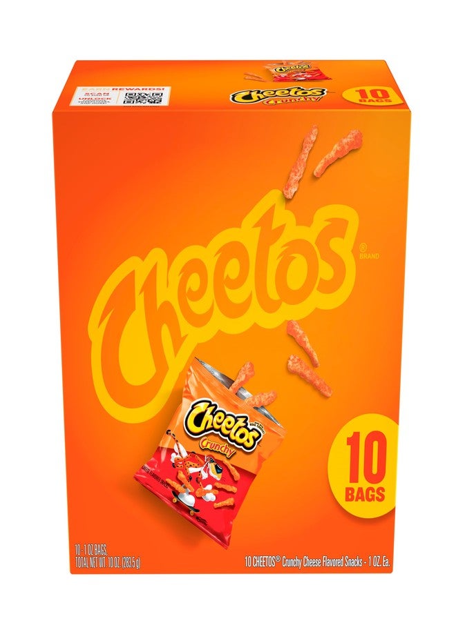 Cheetos Frito-Lay Cheetos Crunchy, 1 Oz, 10 Ct - Image 1