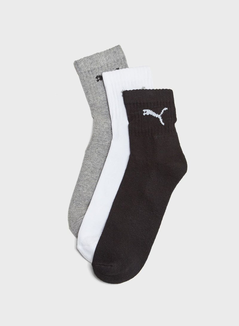 PUMA 3 Pack Crew Socks - Image 1