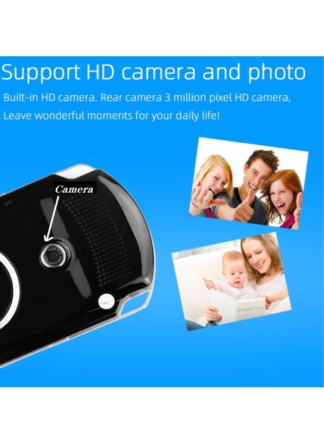 Ainawo 4.3 Inch PSP Handheld Game 8GB Includes Camera Black - Image 5