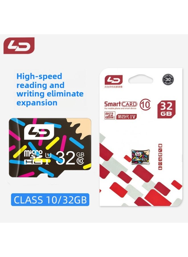 LD Driving Recorder Memory Card TF Storage Camera 32GB Memory Card Mobile Phone Micro Sd Card High-speed Universal-Capacity:32GB - Image 1