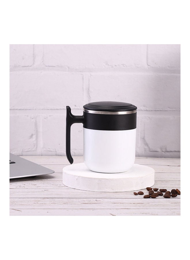 NIBEMINENT Self Stirring Mug With Lid Automatic Magnetic Coffee Cup Grey - Image 2