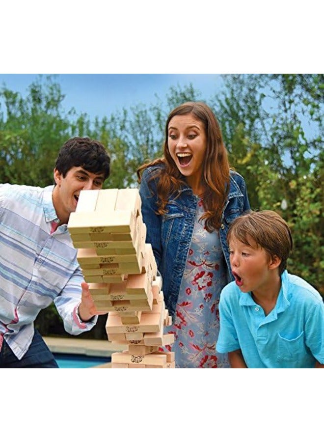 Hasbro Games Classic Jenga Game, Wooden Blocks Playset, Genuine Hardwood Blocks, Jenga Stacking Tower Party Game For Family And Kids Ages 6+, Birthday Gift For Kids - Image 2