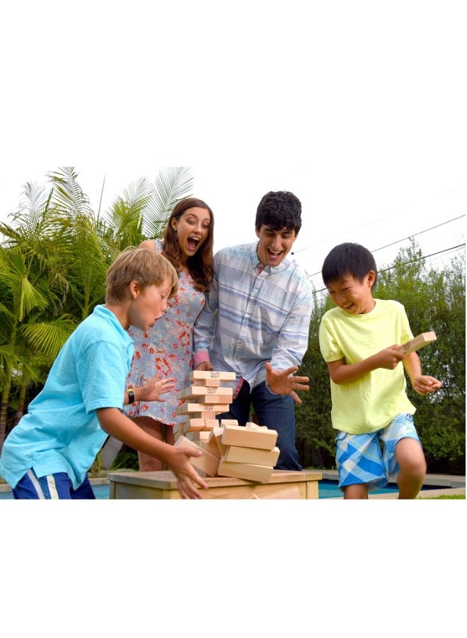 Hasbro Games Classic Jenga Game, Wooden Blocks Playset, Genuine Hardwood Blocks, Jenga Stacking Tower Party Game For Family And Kids Ages 6+, Birthday Gift For Kids - Image 5