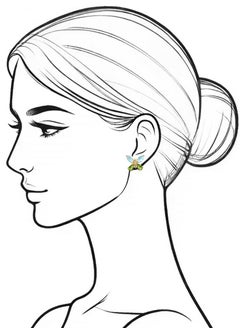 QUAINT Peter Pan - Butterfly Zircon Stud Earrings  - Image 3