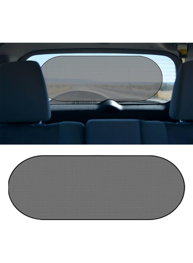 Car Rear Window Sunshade, 20"×40" Rear Window Sun Shade Blocker with Suction Cups, Mesh Sunlight Shield Provide Glare Shield and UV Rays Protection for Baby, Universal Car Accessories for Most Models - Image 1