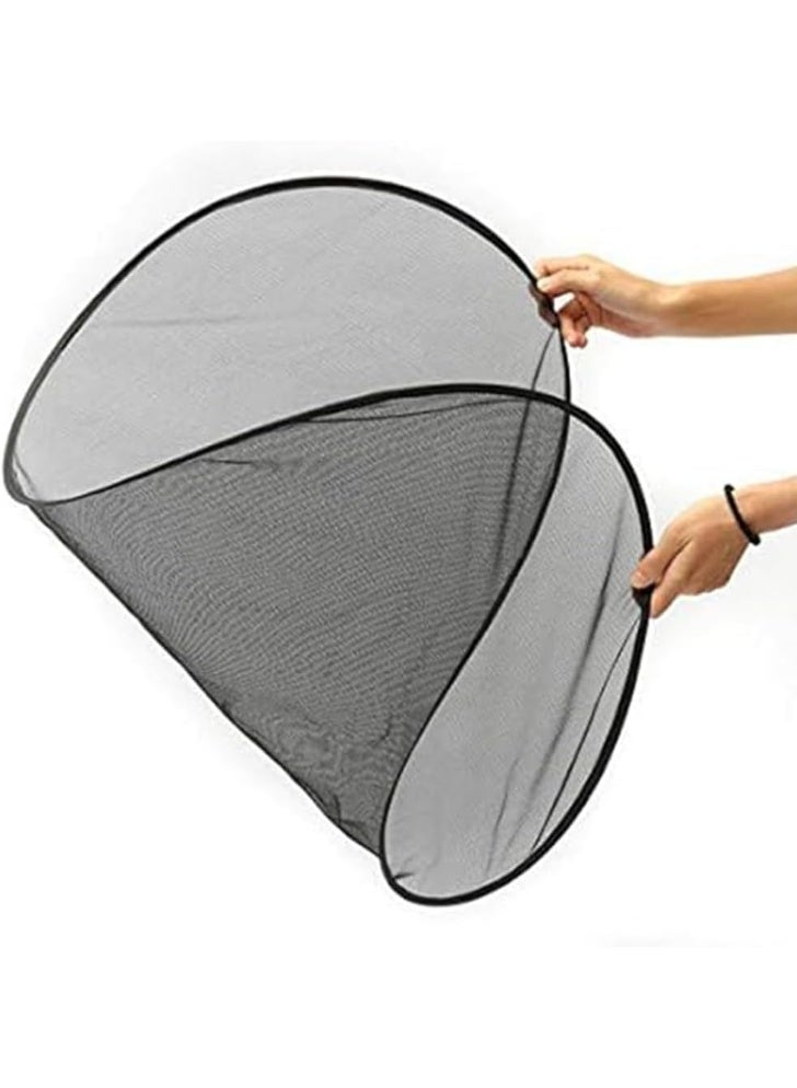 Car Rear Window Sunshade, 20"×40" Rear Window Sun Shade Blocker with Suction Cups, Mesh Sunlight Shield Provide Glare Shield and UV Rays Protection for Baby, Universal Car Accessories for Most Models - Image 5