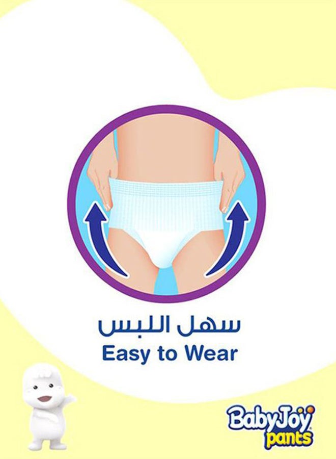 BabyJoy Compressed Culotte Pants Diaper, Size 3, Medium, 6-12 Kg, Mega Box, 180 Diapers - Image 2