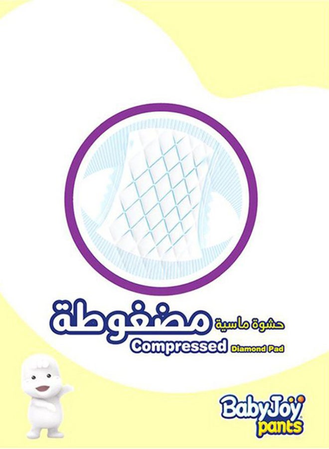 BabyJoy Compressed Culotte Pants Diaper, Size 3, Medium, 6-12 Kg, Mega Box, 180 Diapers - Image 5