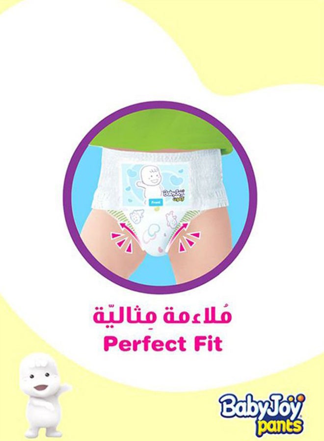BabyJoy Compressed Culotte Pants Diaper, Size 3, Medium, 6-12 Kg, Mega Box, 180 Diapers - Image 4