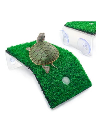 Small Turtle Basking Platform Simulation Grass Turtle Ramp, Turtle Resting Basking Dock Floating Décor for Aquatic Turtle Reptile Frog Terrapin - pzsku/Z61AEB0EE99BD100D2751Z/45/_/1698634845/34815a5e-be23-4813-ad56-32eeda592539