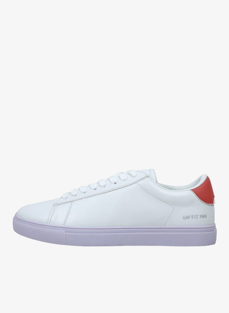 GAP Women's Panelled Sneakers with Lace-Up Closure - MEMPHIS - Image 2