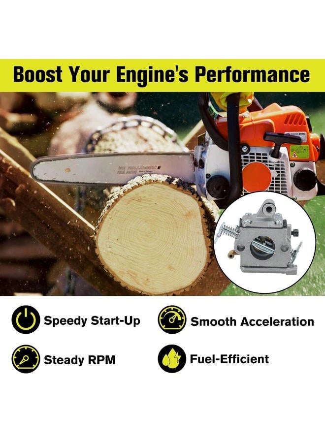 Butom MS170 MS180 Carburetor with 1130 124 0800 Air Filter Tune Up Kit for Stihl 017 018 MS180 Chainsaw C1Q-S57B C1Q-S57A 1130 120 0603 - Image 3