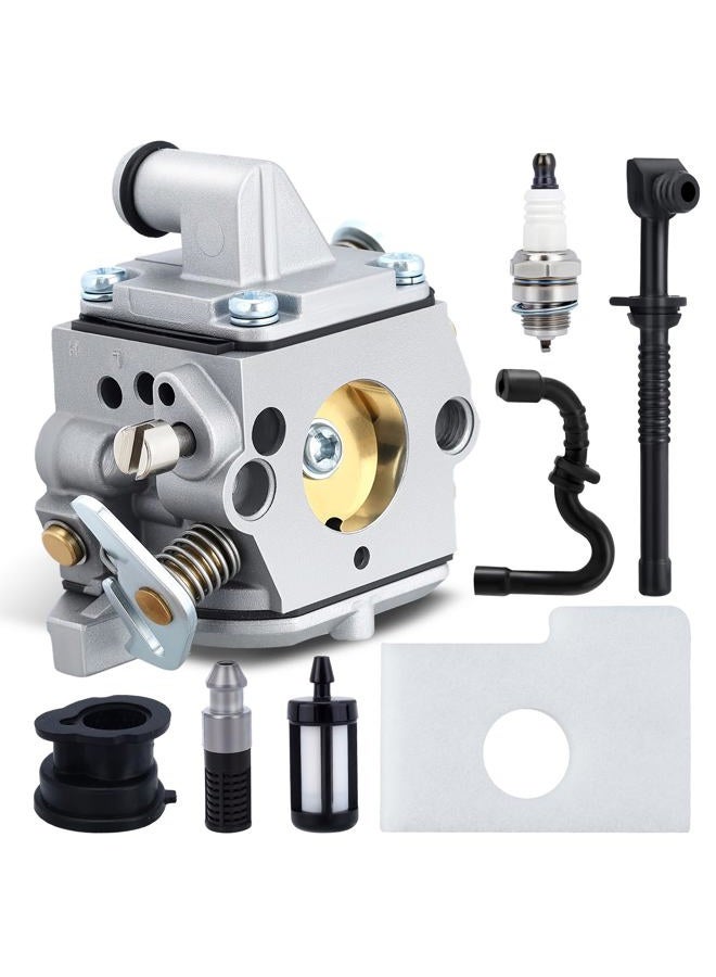 Butom MS170 MS180 Carburetor with 1130 124 0800 Air Filter Tune Up Kit for Stihl 017 018 MS180 Chainsaw C1Q-S57B C1Q-S57A 1130 120 0603 - Image 1