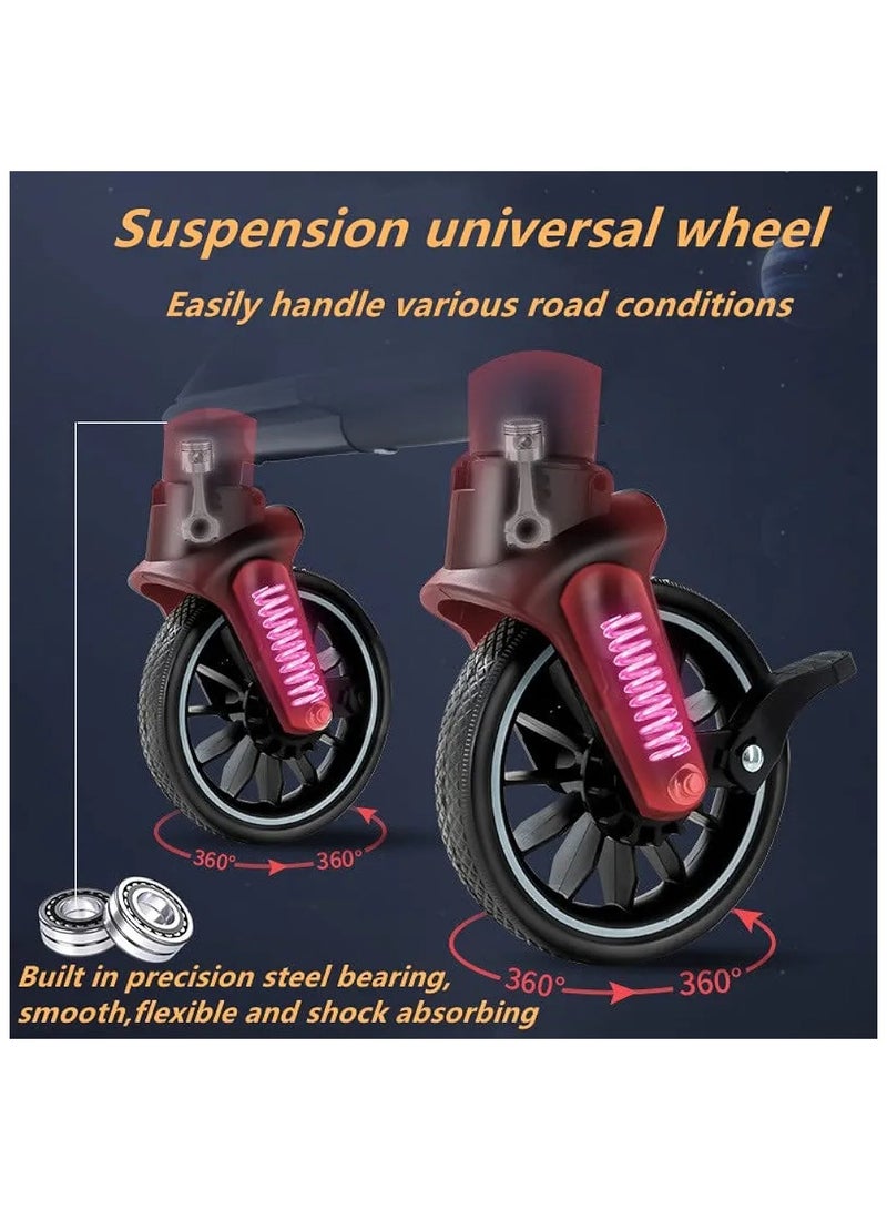 Beauenty Luxury Baby Stroller, Lightweight, Portabl,e Design . Four-Wheel Stroller for Newborns and Infants - Image 5