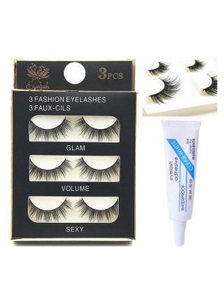 3D Handmade Dramatic Natural Round Look Fake Eyelashes With Eyeglue - Reusable Extensions For Women - pzsku/Z61AEF36DC55A8C3880B3Z/45/_/1733729835/b0c23fea-5f52-4433-a882-9d387f57ffb5