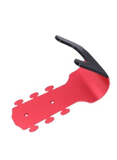 Thoraya Wall Mount Guitar Hanger Hole Free Guitar Wall Hanger Holder with Silicone Protective Sleeve for Guitars Bass Uklele Rose Red  - Image 5