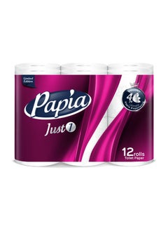 Papia Toilet Tissue 4 Ply 12 Rolls 