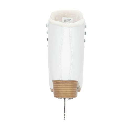 Riedell Horizon Junior Kids Ice Skates for Girls and Boys - Supportive Uppers with Plush Padded Lining, Smooth Stainless Steel Blades, and PVC Soles - White - 3 JR - Image 4