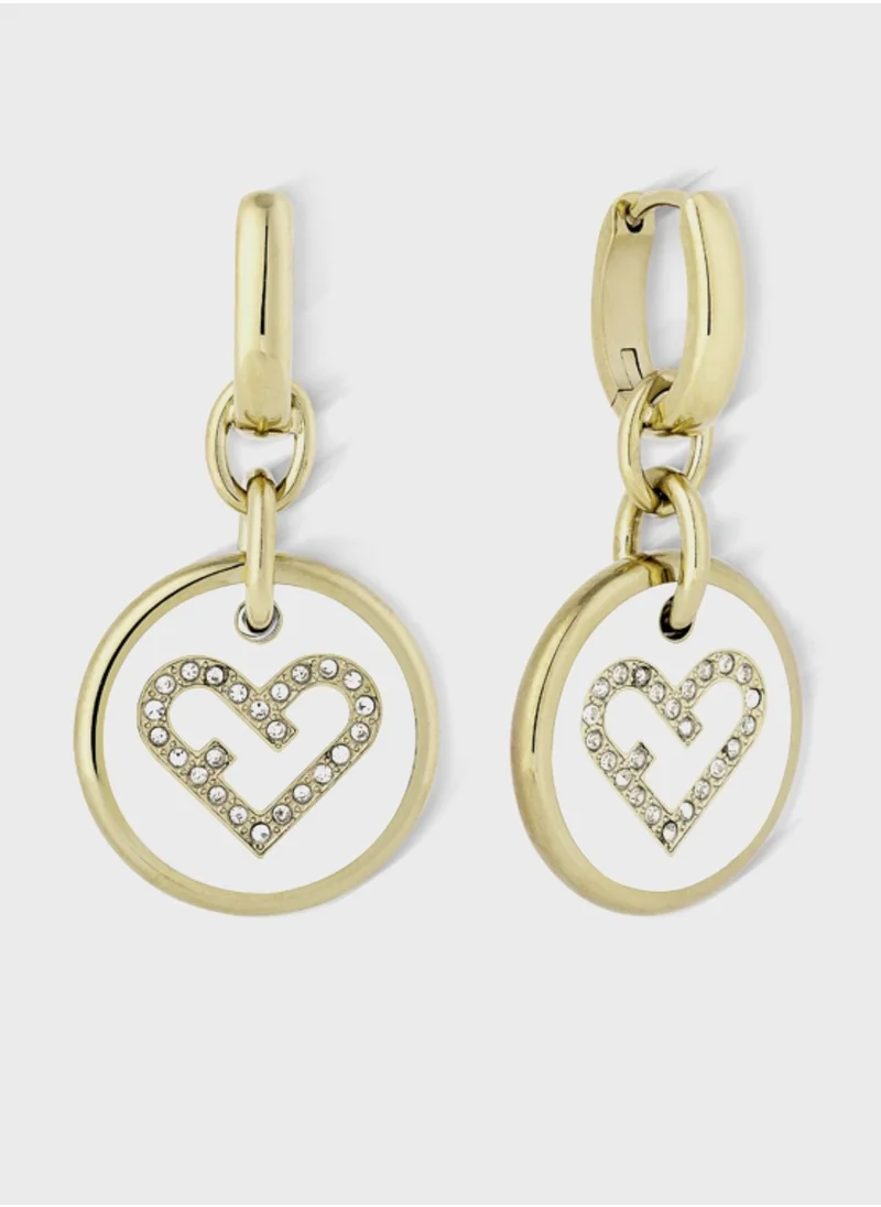 Furla Heart Drop Earrings