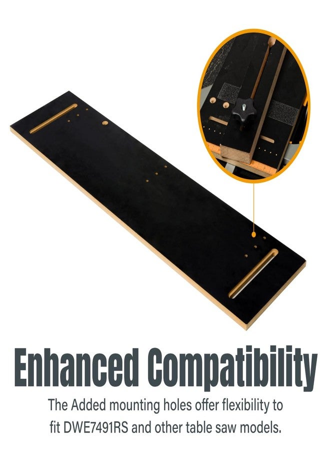 POWERTEC 71395 Taper/Straight Line Jig for Table Saws with 3/4” Wide by 3/8” Deep Miter Slot - Image 3