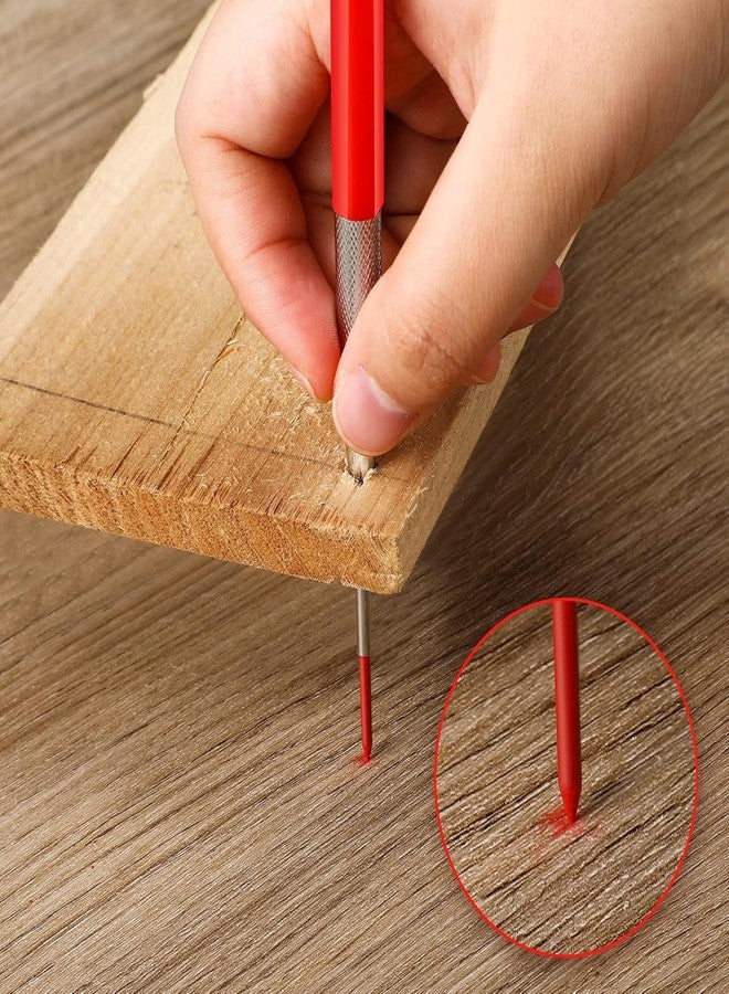 مجموعة أقلام الرصاص الميكانيكية للنجار من إينهون، مقاس 2 مم، مع 12 قلم تحديد بديل ومبراة، وأداة تحديد النجارة، وقلم رصاص عميق صلب للبناء، وطرف إبرة ممتد للاستخدام في الأعمال (أسود، أحمر) - Image 5