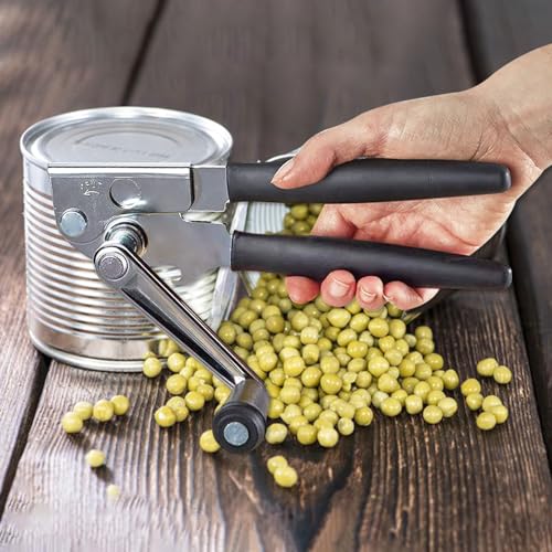 NUFR Crank Can Openers Manual,Heavy Duty Commercial Can Opener with Rubber-coated Long Handles - Image 5