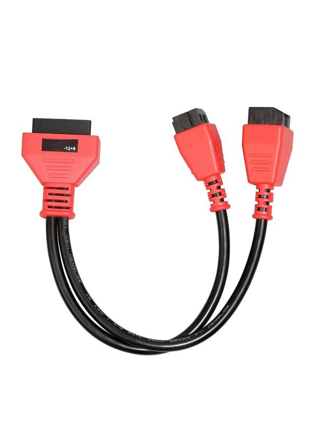 PARANNIC OBD2 Cable Adaptor for Chrysler 12+8 Programming Cable Connector for Autel DS808 Maxisys for Autel MS905 MS906 MS906BT MS906S MS908 MS908S Pro Maxisys ELITE - Image 5