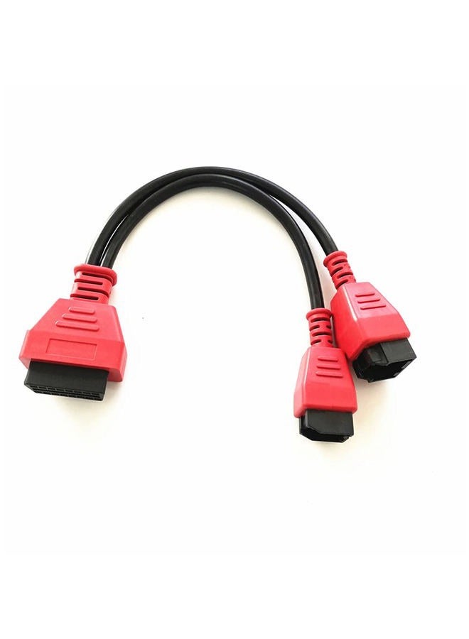 PARANNIC OBD2 Cable Adaptor for Chrysler 12+8 Programming Cable Connector for Autel DS808 Maxisys for Autel MS905 MS906 MS906BT MS906S MS908 MS908S Pro Maxisys ELITE - Image 1