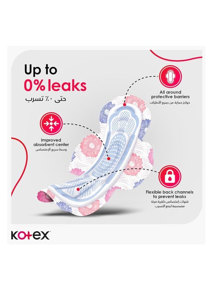 Kotex Maxi Protect Thick Pads, Normal Size Sanitary Pads with Wings, 50 Sanitary Pads - Image 3