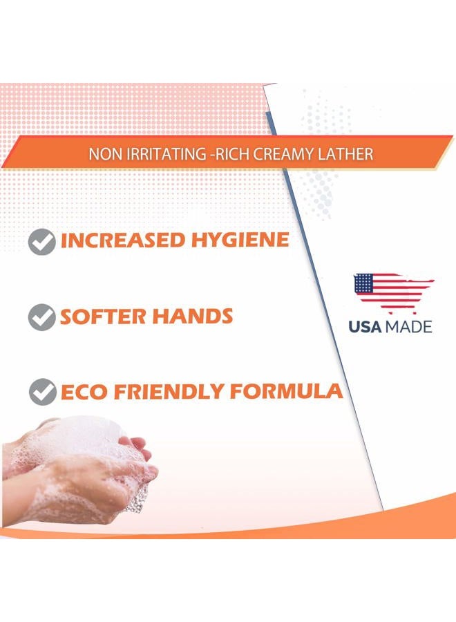 GreenFist Peach Scented Hand Soap [ Liquid Gel Refill ] Softer Hands Made in USA, 128 Ounce (1 Gallon) - Image 2