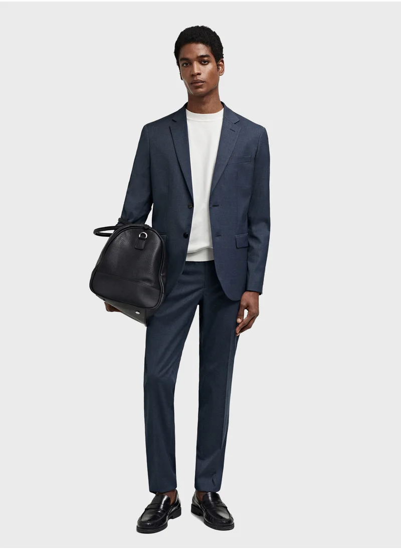 مانجو مان Stretch Fabric Slim Fit Suit Trousers