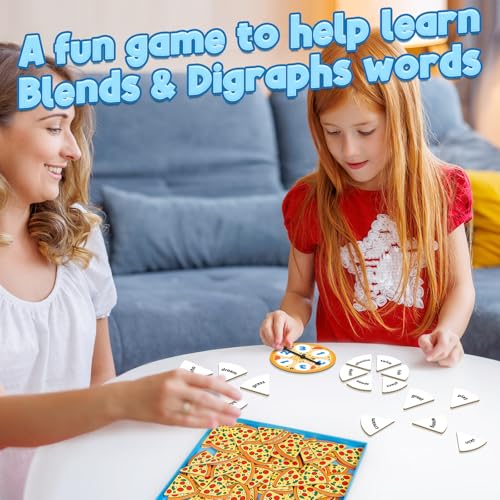 Kasfalci Blends Word Games Phonics Flash Cards Speech Therapy Toys for Toddlers Kindergarten Preschool Learning Activities - Image 5