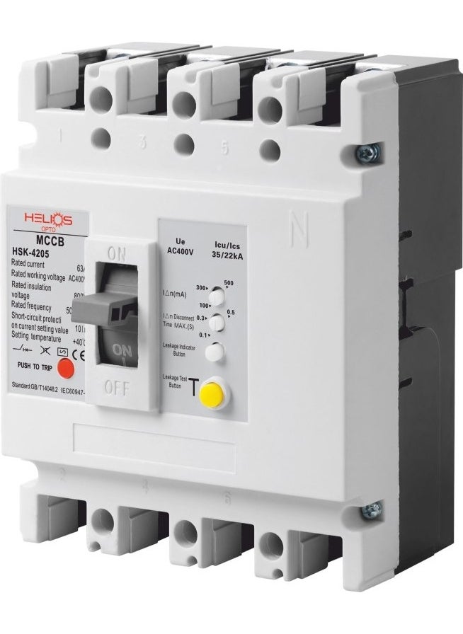 Helios Opto Compact Switch Fire + Trip Coil 4X100A 50KA HSK-4207 