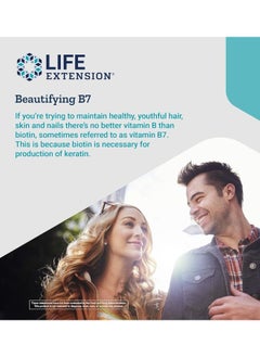 Life Extension Biotin 600mcg 100 Capsules  - Image 2