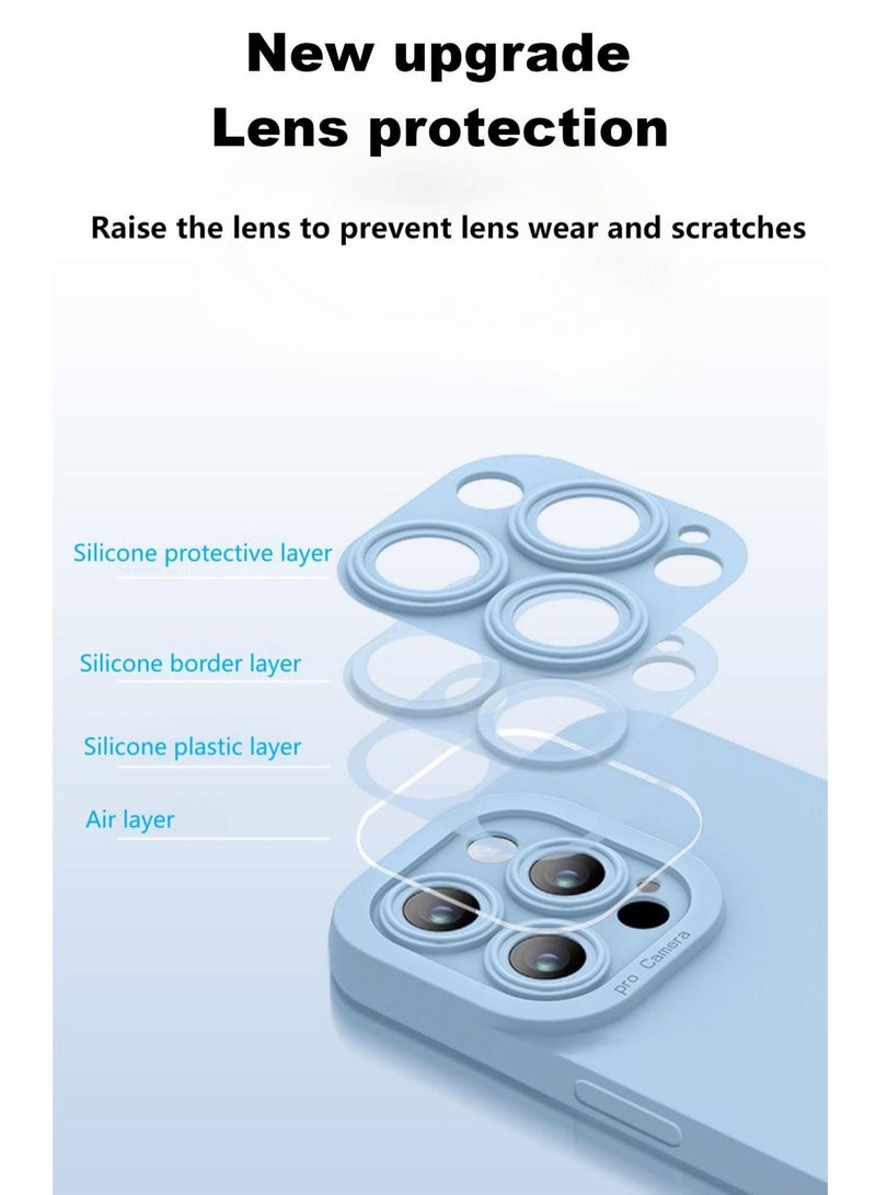 بوبو اي فون 15 برو ماكس الهاتف المحمول حالة سيليكون حالة هلام لينة رقيقة جدا صدمة الغطاء الخلفي 6.7 بوصة - Image 3
