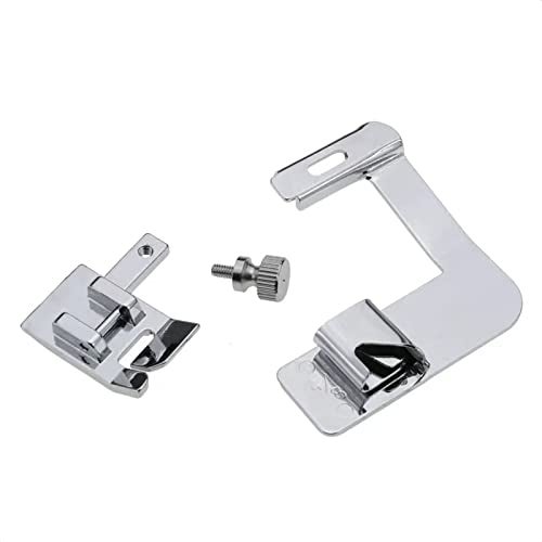 TISEKER 3 Sizes Wide Rolled Hem Pressure Foot Sewing Machine Presser Foot Hemmer Foot Set 1/2 Inch, 3/4 Inch, 1 Inch for Brother Singer and Other Low Shank Sewing Machine - Image 4