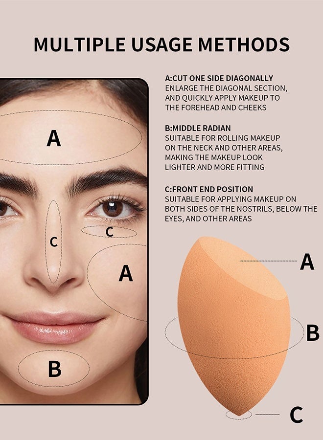 المديرية العامة للشئون الصحية والطبية مجموعة فرش مكياج DGSENPI من 15 قطعة، 12 فرشاة مكياج متعددة الاستخدامات مع إسفنجتين مكياج وإسفنجة مكياج واحدة، كريم أساس وأحمر خدود وخافي عيوب وتظليل وفرشاة عيون، للمبتدئين والمحترفين - Image 3
